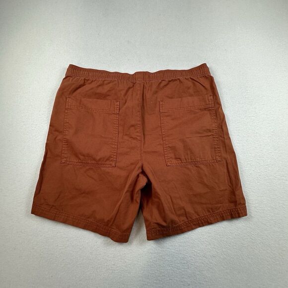 Arbor Shorts Mens 36 Orange 1995 Men Chino Pull On Casual Shorts Drawstring - Picture 5 of 9